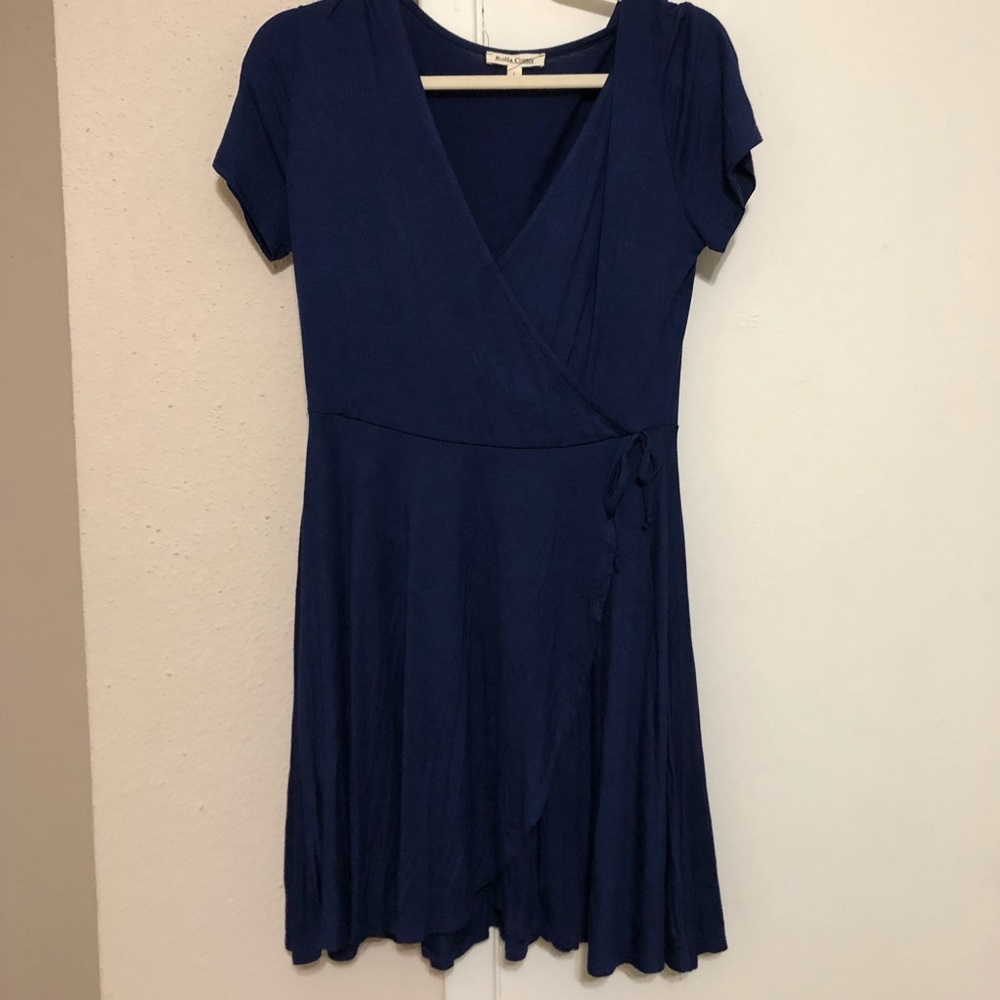 Faux wrap dress